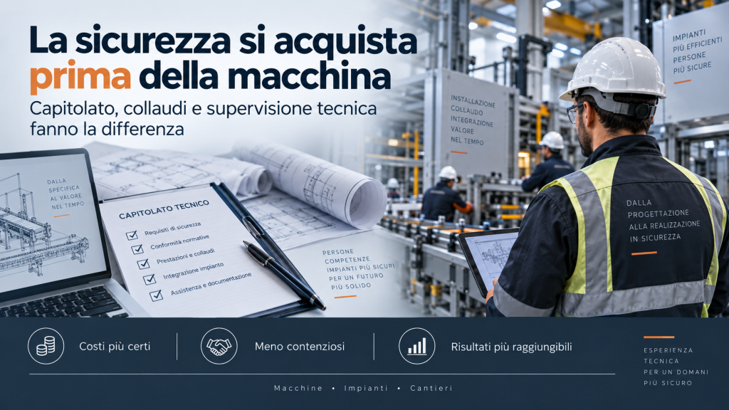 La sicurezza si acquista prima della macchina